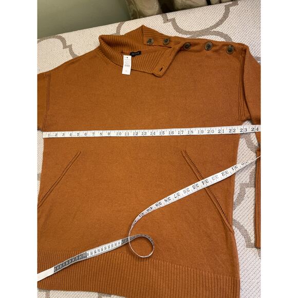 Talbots BUTTON MOCKNECK SWEATER, size XL, NWT - Picture 8 of 14